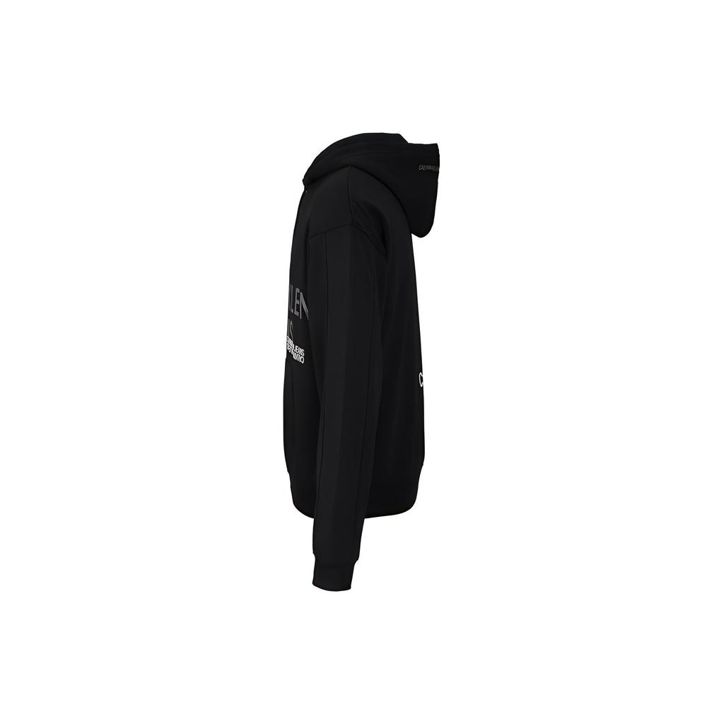 Calvin Klein Letter Print Hoodie Men tops Black J30J318801-BEH