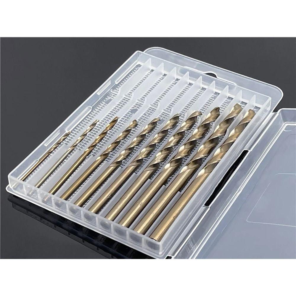 1Pcs Clear Tool Parts Storage Case Plastic Hardware Tool Box For Twist Drill Tap Accessories