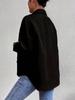 European-American Women's Corduroy Long Sleeve Solid Color Shirt Jacket 2025