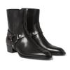 Men's Genuine Leather Pointed Toe Chelsea Boots - Trendy European and American Style Denim Martin Boot