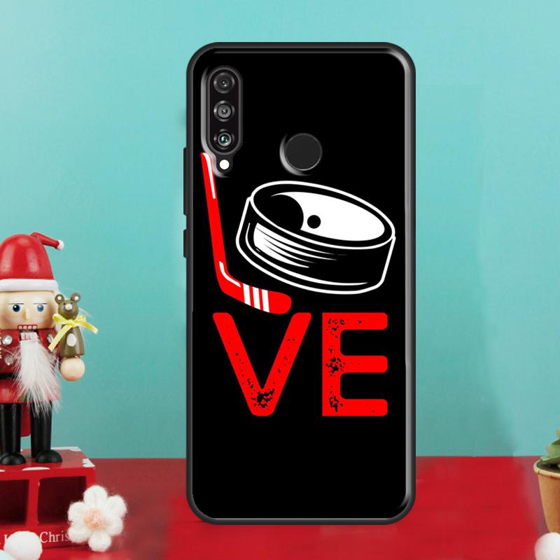 Ice Hockey Player For Huawei Nova 10 9 SE 12i 12s 11i 8i Y90 Y60 Y70 Y72 Y73 Y61 Y91 P30 P40 Lite P60 Pro Case