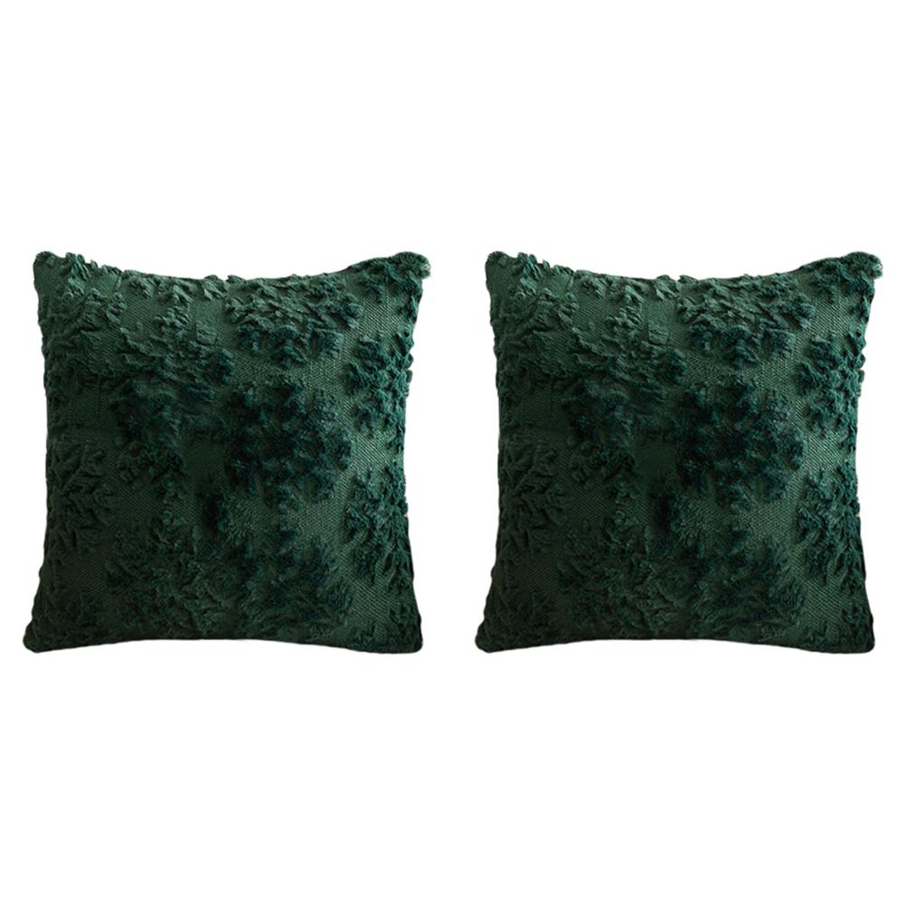 2/1PCS 45x45cm Christmas Cushion Cover Sofa Chair Car Throw Pillow Covers Christmas Home Decor Soft Plush Pouf Pillowcase
