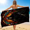 1Pc Gothic Glass Reaper Beach Towel Quick Dry Multiuse For Beach Pool Gym Yoga Home Travel Christmas Halloween Xmas Gift G13