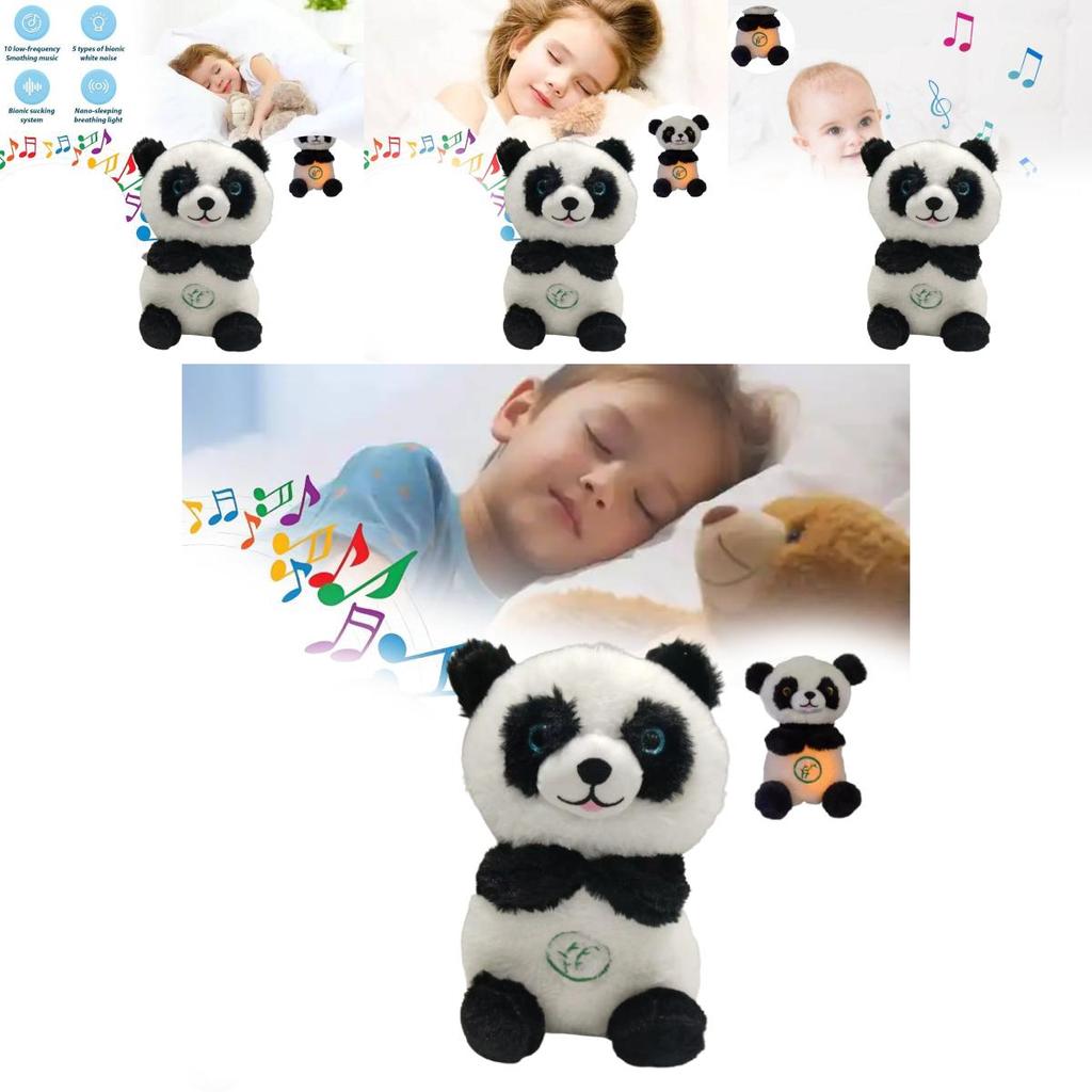 Breathing Panda Plush Toy For Babies With Music And Soothing Features For Infant Comfort