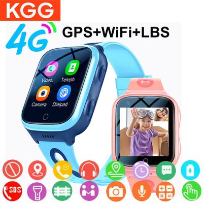 2025 NEW 4G Smart Watch Kids GPS WiFi 1000mAh Video Call Tracker Location SOS Call Back Monitor Phone Watch Smartwatch Children Gifts