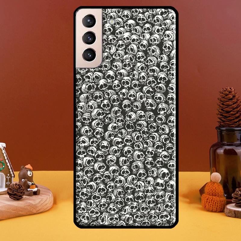 Husa cu craniu de moda gotica pentru Samsung Galaxy S21 S20 FE Note 20 S22 Ultra Note 10 S8 S9 S10 Plus Husa de telefon