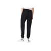Li Ning X Disney Letter Print Fleece Warm Cuffed Sports Pants Women Bottoms Black AKLR682-1