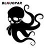 BLKUOPAR Octopus Tentacle Skeleton Silhouette Car Stickers Funny Vinyl Decal Sunscreen Die Cut Windows Refrigerator Car Lable