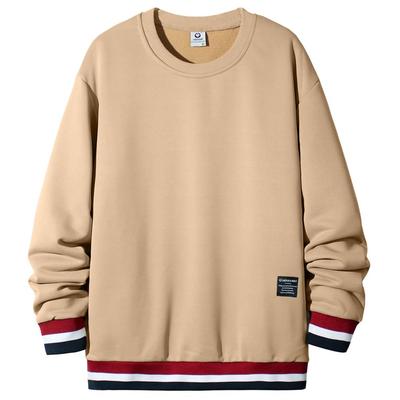 VERAVANT Long Sleeve Round Plus Loose Wear Men's Sweatshirt, Fall/Winter T-Shirt, Hoodie, Stylish, Neck, Sizes, Fit, Simple, Stylish, Sportswear,