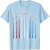 USA Fighter Jets 4th of July Men Funny Patriotic T-Shirt