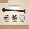 Punch-Free Telescopic Shower & Wardrobe Curtain Rod - Strong Load-Bearing Stainless Steel Design