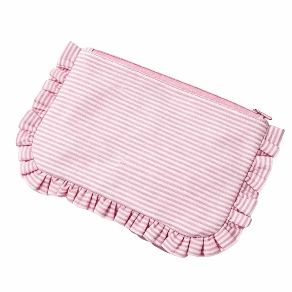 Striped Pattern Striped Pattern Cosmetic Bag Casual Make Up Organizer Travel Use
