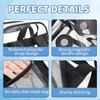 Transparent Backpack Transparent Storage Bag Students Bookbag Pocket Storage Bag Clear Beach Bag Work School