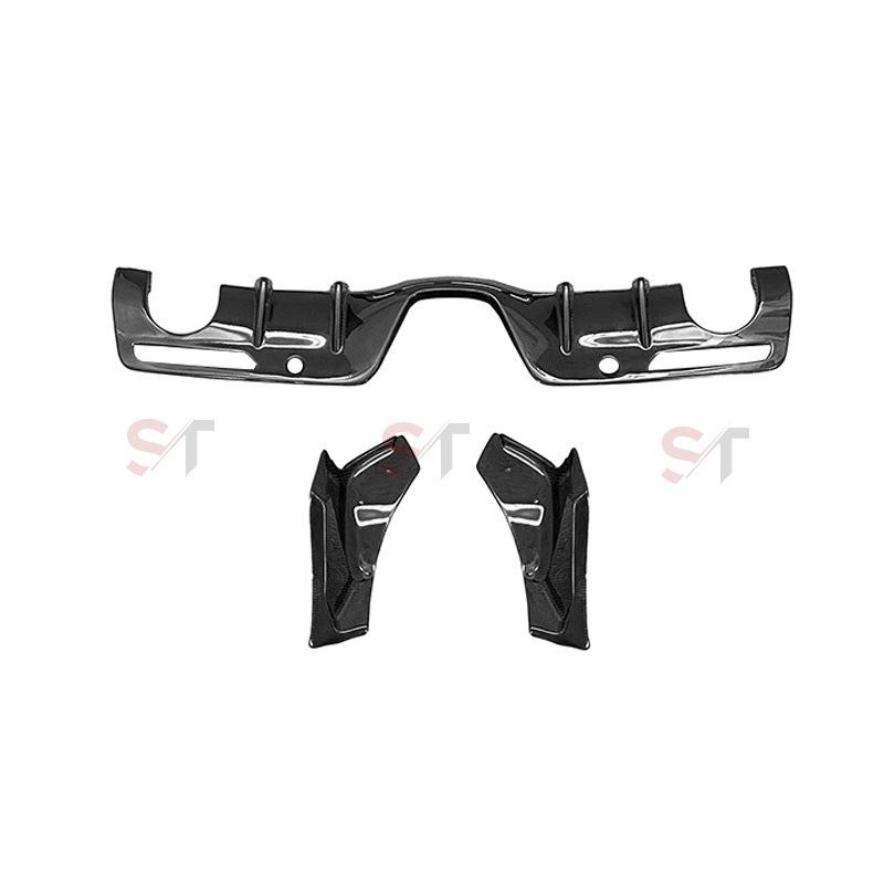 Toyota Supra A90/A91 MK5 Carbon Fiber Rear Bumper Lip & Corner Diffuser Kit