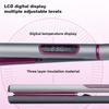 A04V 2 In 1 Hair Straightener And Curler For Styling Flat Iron Hairdressing Tools