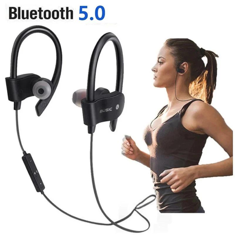 Sports Wireless Bluetooth Headset Running Stereo Bluetooth Earphones Mini Earbuds Ear Hanging Universal Wireless Headphones