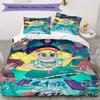 Star Butterfly Pattern Bedding,Quilt Set Quilt Cover Pillowcase Home Birthday Gift (1*duvet cover+2*pillowcase,without core)SSJT0917357