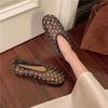 Fashion Mesh Flats Crystal Sandals Women Ballet Shoes Summer Slippers 2025 Trend Casual Loafer Shoes Designer Dress New Sandalias Mujer