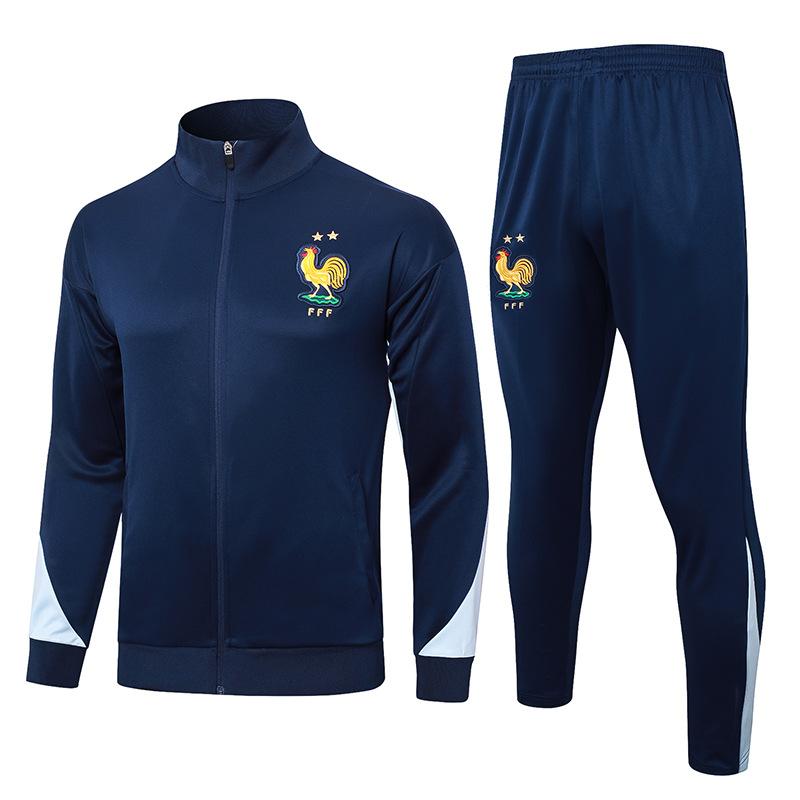2024 Country Captain Reißverschluss Argentinien Portugal Italien Brasilien Deutschland Aufwärmtrikot Fußballtrikot