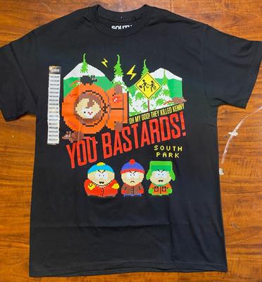 SOUTH PARK "OH MEIN GOTT, SIE HABEN KENNY GETÖTET, IHR BASTARDE" Schwarzes Unisex-T-Shirt