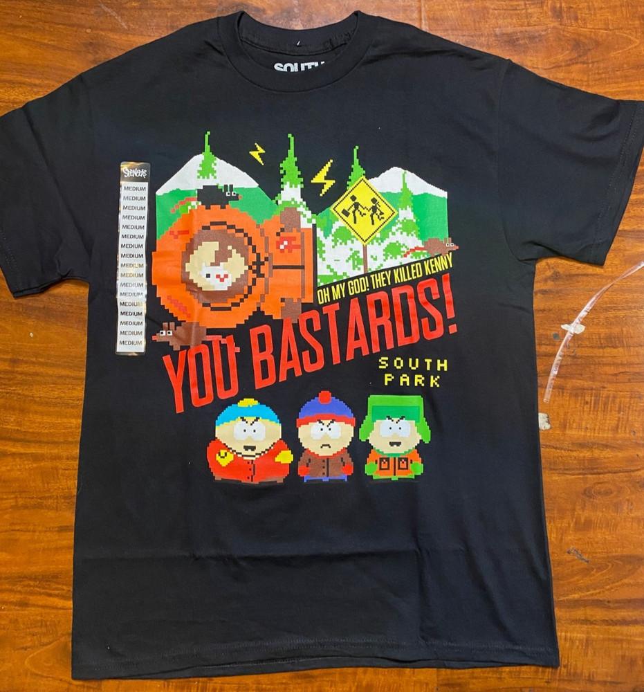 SOUTH PARK  OH MY GOD THEY KILLED KENNY, YOU BASTARDS  Black  Unisex T-Shirt XXXXL
