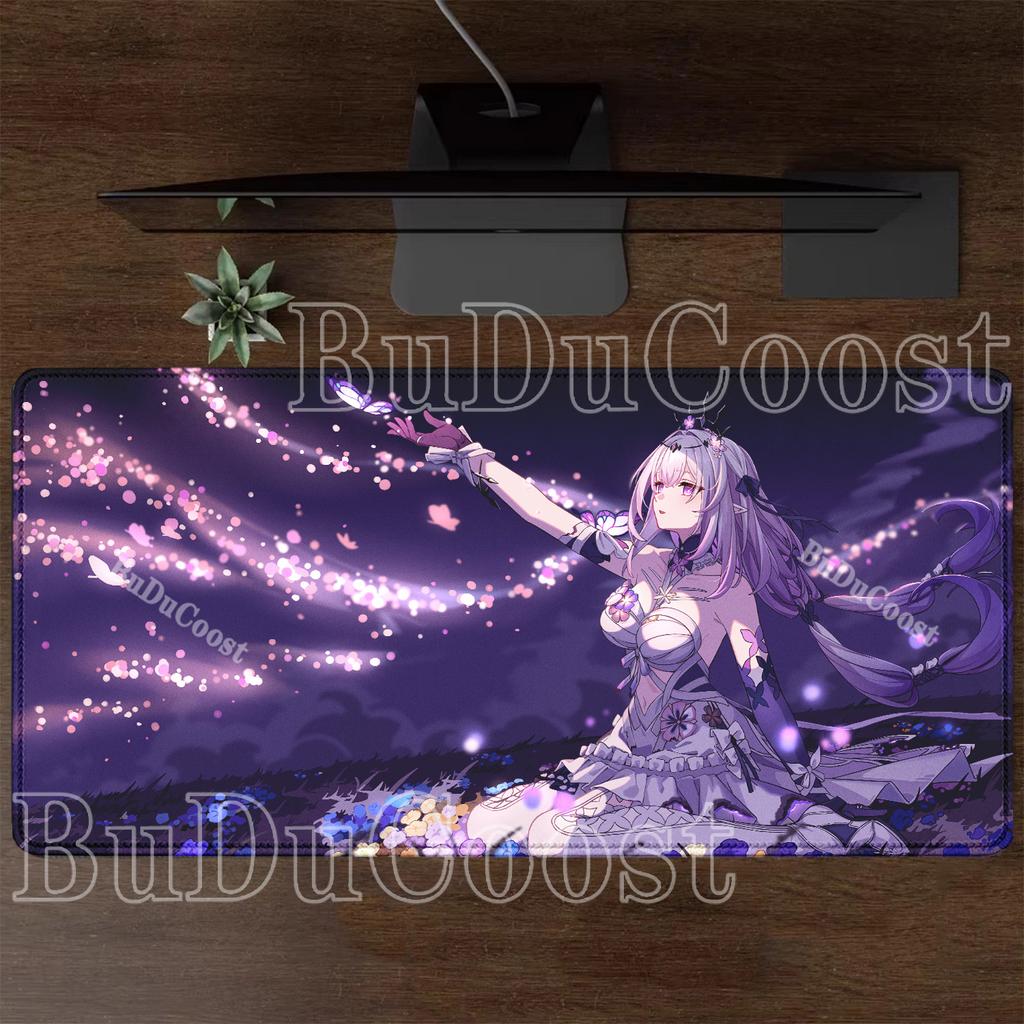 Anime Sexy Girl Castorice Honkai Star Rail HSR Mouse Pad Large Keyboard Mousepad Office Nonslip Base Gaming HD Printing Desk Mat