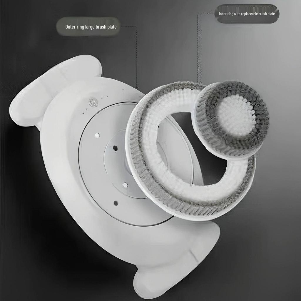Multi-Functional Smart Wall-Mounted Electric Shower Exfoliator with Large Brush Head