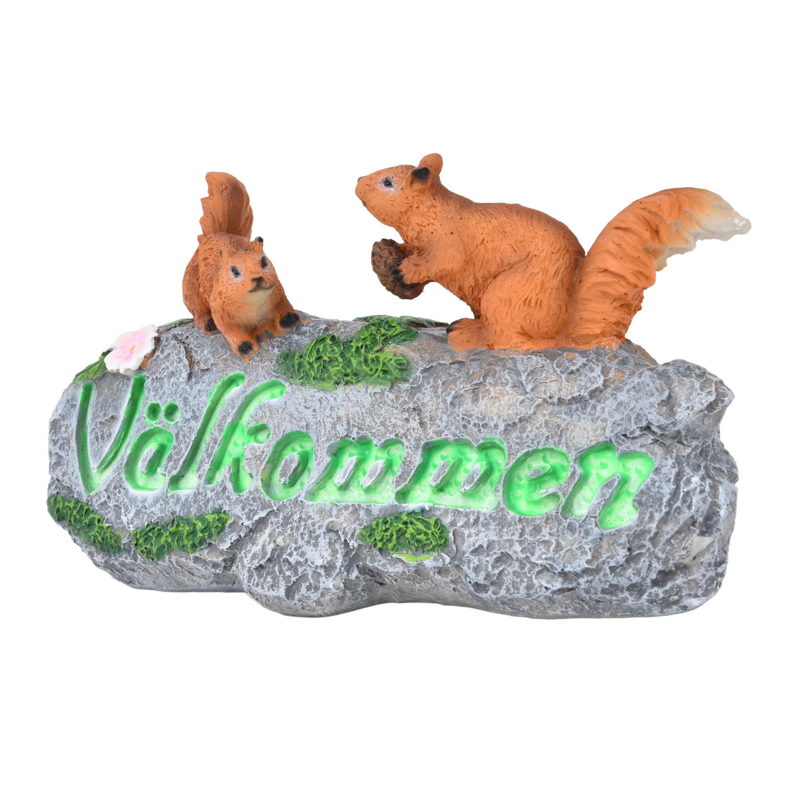 

Squirrel Statue Fine Carving Water Proof Resin Animal Ornaments for Garden Flowerpot Porch Gazebo