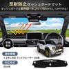 FUELHOOD Dashboard for Toyota Land Cruiser 250 2024 Protective Mat with Sun Heat Reduced Scratch and Clear Visibility Polyester Interior Black