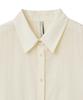 Noir For Woman Pale Scarf Loose Fit Shirt (Buttercream)
