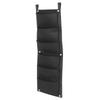 6 Pockets Vertical Plant Grow Bags Container Wall Hanging Planter for Outdoor GardenBlack