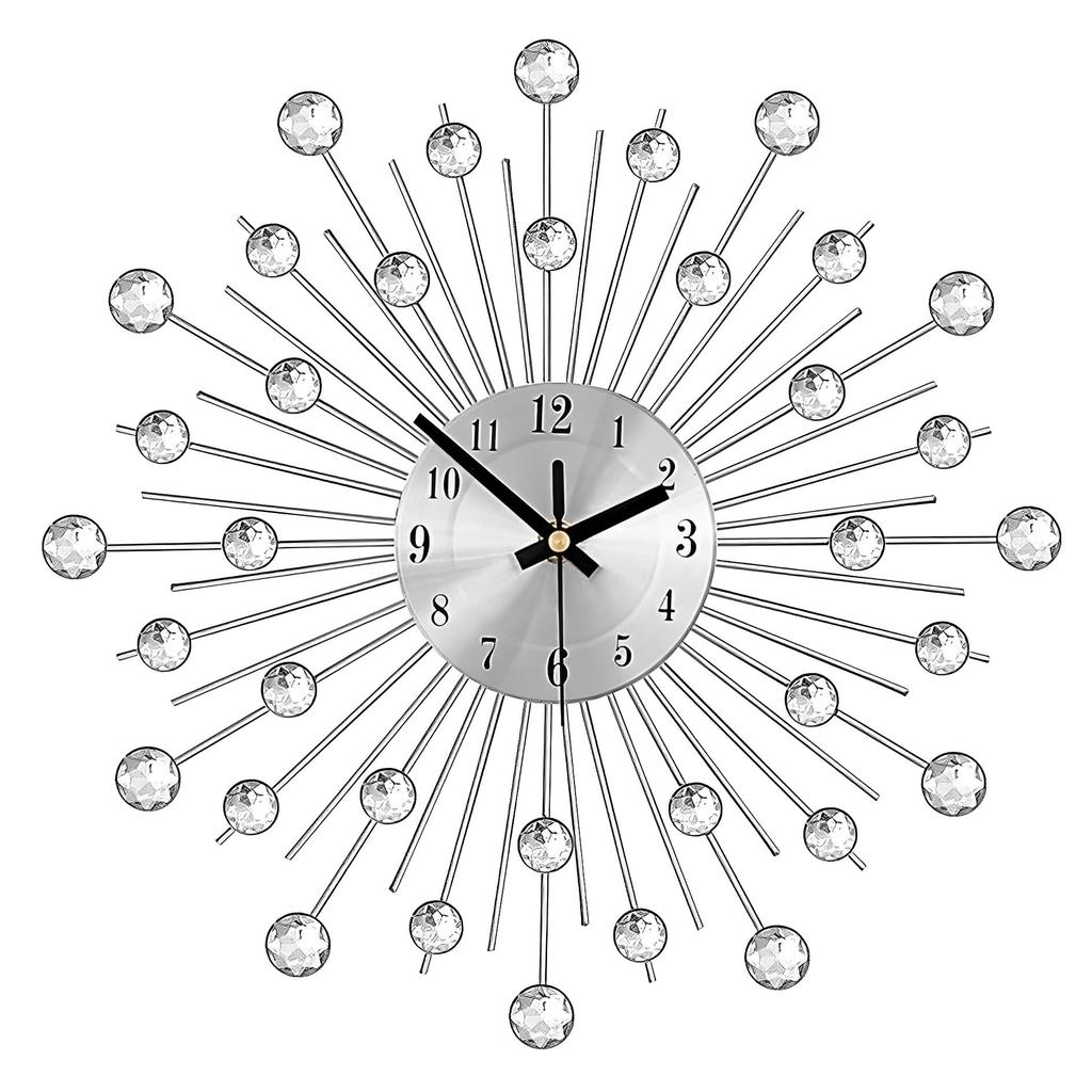 MIMIA Wall Glitter Wall Silent Wall Scandinavian Wall Stainless Steel Star Clock, Clock, Type, Clock, Iron, Style, Interior, Stylish, Clock,