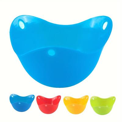 1 ks Vysokoteplotně odolný silikonový napařovač vajec, nepřilnavý vařič vajec, silikonový vařič vajec.