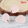5Pcs/Set Colorful Luminous Hedgehog Decoration Resin Glow In The Dark Cute Animal Tank Aquarium Micro Landscape Decor