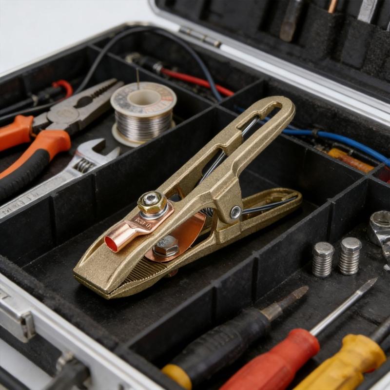 Industrial Copper Welding Ground Clamp Earth Clamp 300A 500A For Secure Electrical Connection And Durability