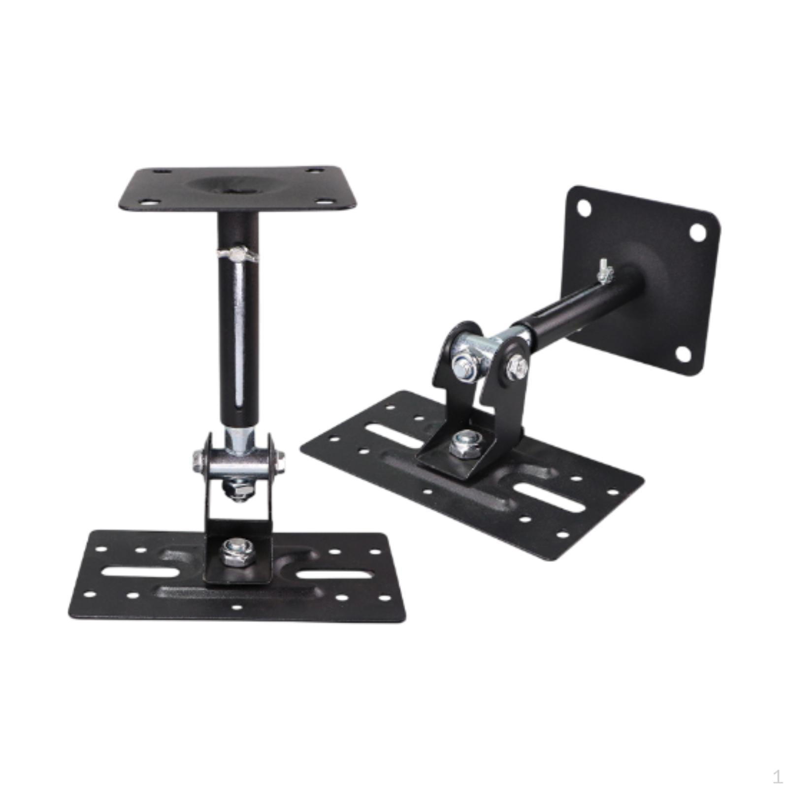 

Speaker Wall Mounted Bracket Arm Stand Degree Rotatable Pair of 2 Professional Adjustable