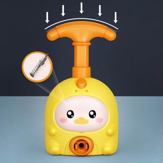 Balloon Powered Air Rocket Launcher Car Toy for Kids STEM Science Experiment Vehicle with Animal Astronaut Figure Dual Mode Fun