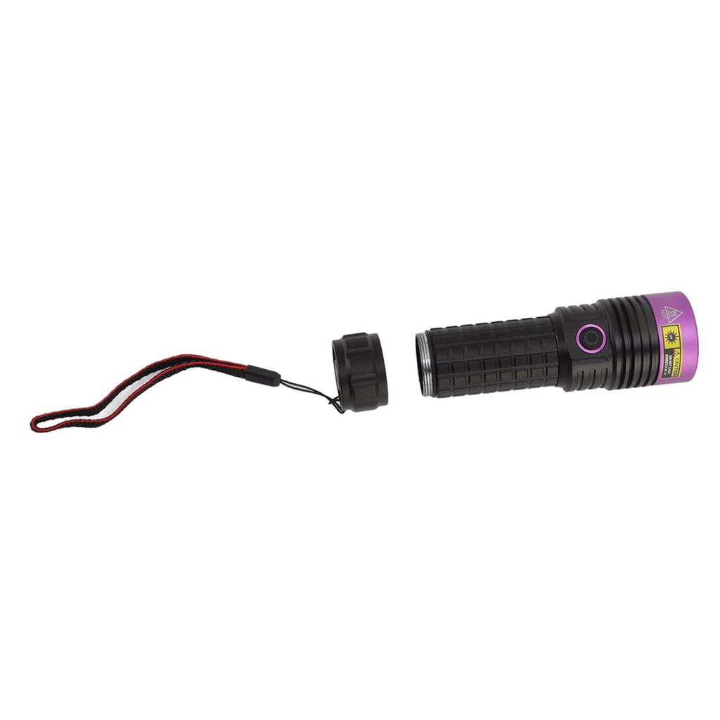 Y40 Purple Light Flashlight High Power LED 365NM UV Torch Light For Oil Contamination Detection