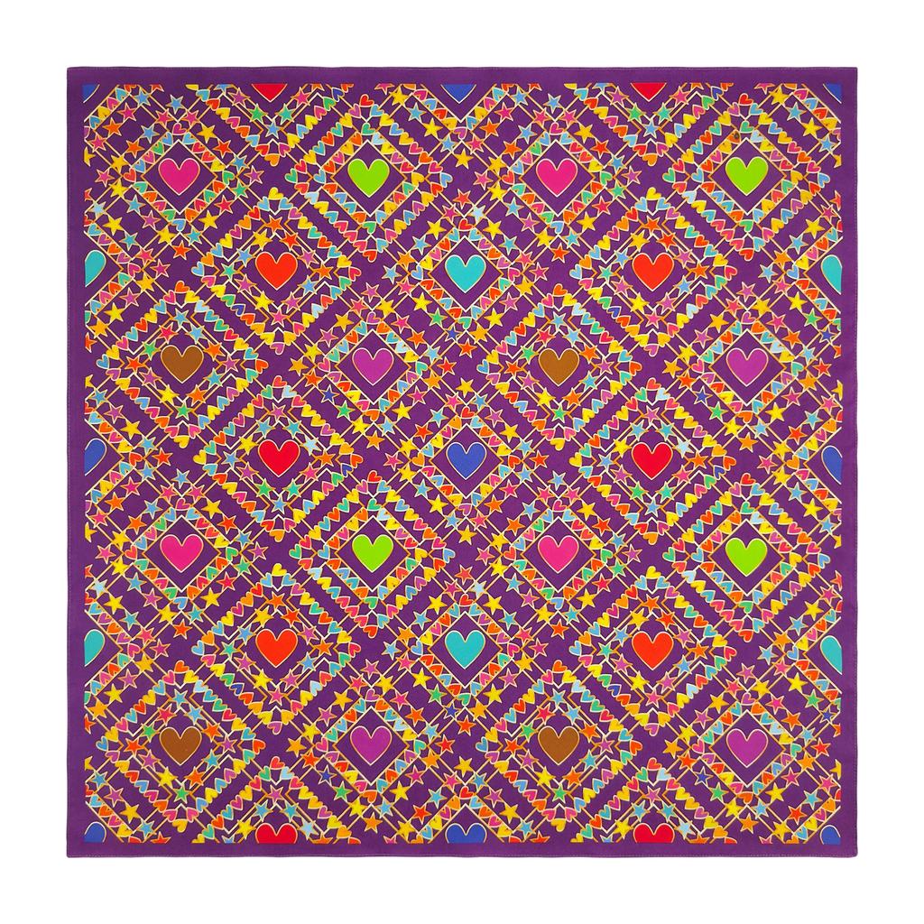 21'' Geometrical Pattern Bandana Head Scarf for Women Men Square Turban Head Scarf Punk Head Wrap Headwear