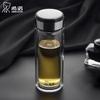 Double-Layer Glass Tea Infuser Bottle