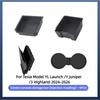 For Tesla Model YL Launch /Y Juniper/3 Highland 2026 Center Armrest Hidden Storage Box Coaster Console Organizer Box Accessories