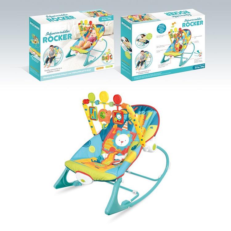 Multifunctional Baby Rocking Chair with Music and Vibration Soothing Cradle Bed