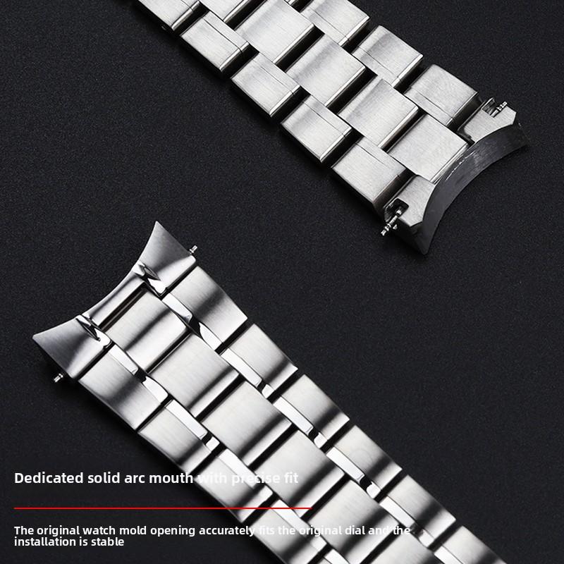 For Tag Heuer Carrera 22mm Metal Curved End Watch Strap Solid Stainless Steel Watchband Men Bracelet Wristband Accessories Parts