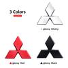 3D ABS Auto Frontgrill Kofferraum Emblem Aufkleber für Mitsubishi Ralliart Lancer ASX Colt Pajero Outlander Eclipse Delica EVO Grandis