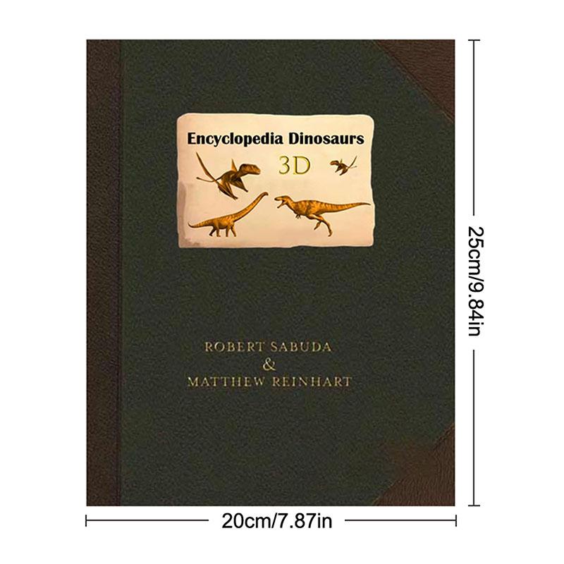 

Коротка енциклопедія динозаврів 3D Енциклопедія Prehistorica Динозаври Повнокольоровий друк Розмір: 195x250x25мм