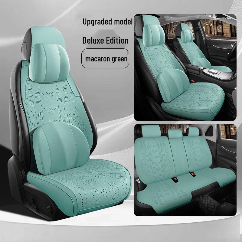 Geely Galaxy L7 Suede Seat Cushions & Covers - Long Teng MAX Asian Games Edition