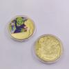 Anime  Z Gold Plated Gold Coin Son Goku Vegeta  Coins Kids Classic Anime Peripherals Collection Toy Souvenir