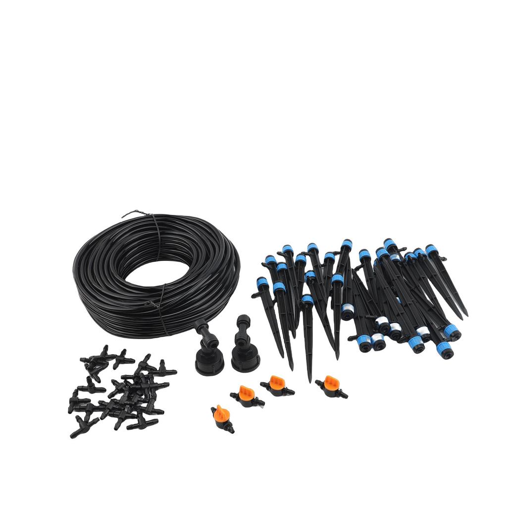 Quick Connect Drip Irrigation Kit Garden Watering System Automatic Irrigation Equipment Set with Tubing Drip Emitters