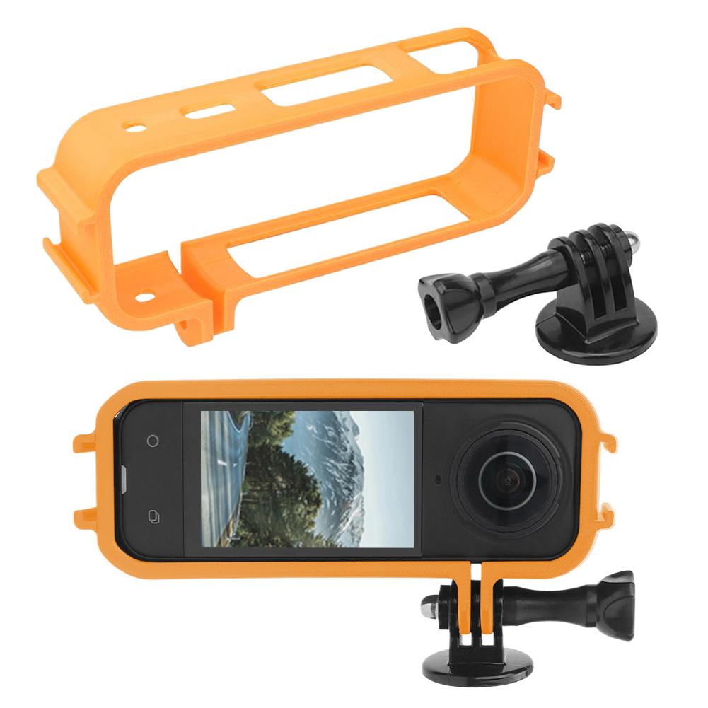 Protective Case with Cold Shoe Mount Action Camera Frame Expansion Bracket for Insta360 X5 Camera Accessories