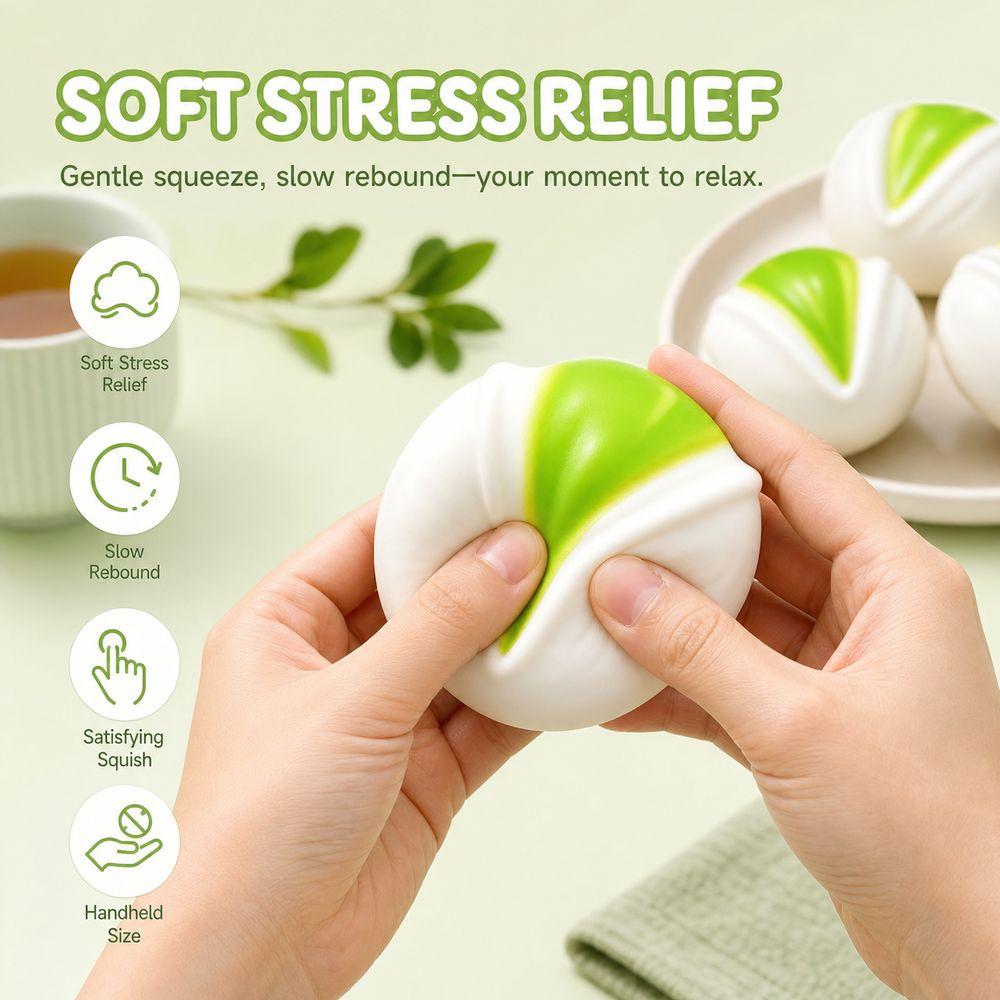 Soft Simulated Pistachio Squeeze Toy ASMR Sensory Decompression Toy Sensory Play